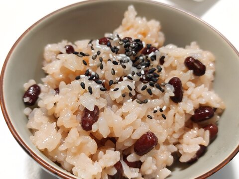 ストウブDe〜お餅のお赤飯